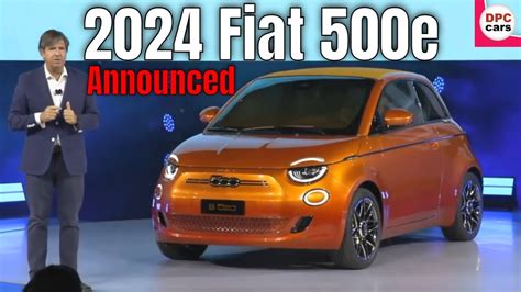 2024 Fiat 500e Announced For The United States - YouTube