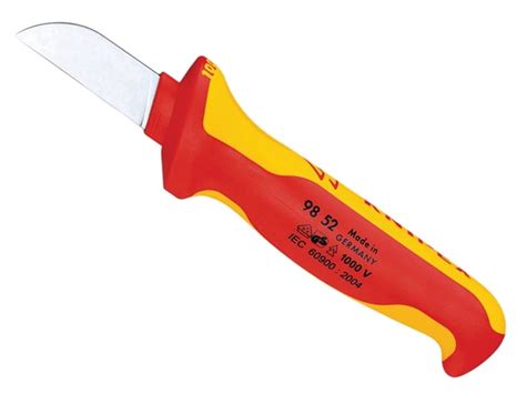 Knipex KPX9852 Cable Knife VDE Insulated 98 52