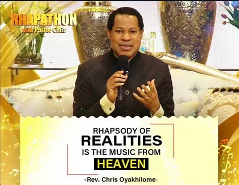 “Rhapsody of Realities Is The Music From Heaven” - Pastor Chris ...