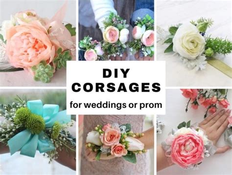 15+ DIY Corsage Ideas And How To Make A Corsage For A Prom Or A Wedding ⋆ Hello Sewing