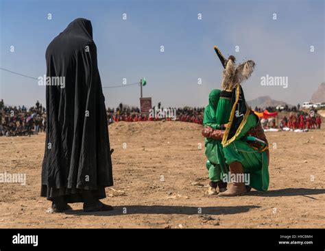 Traditional religious theatre called tazieh about imam hussein death in ...