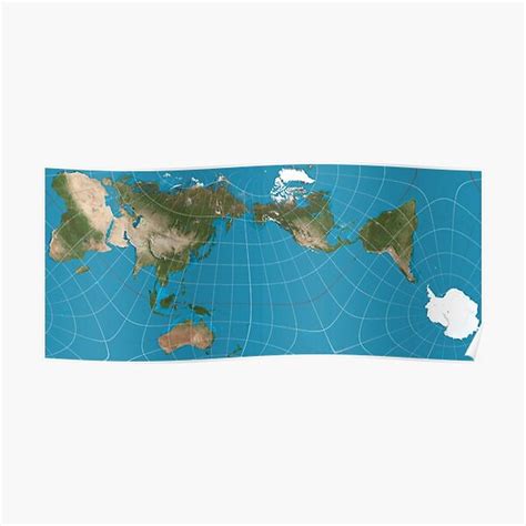 Authagraph World Map Premium Matte Poster