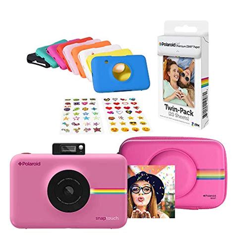 Polaroid Snap Touch Instant Digital Camera (Pink) Protective Kit with ...