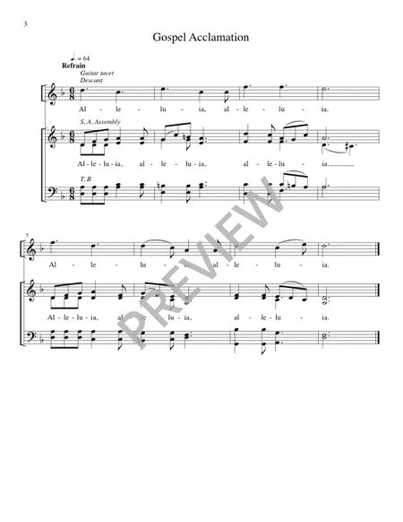 Entrance Chant And Gospel Acclamation For Advent - Guitar Edition By ...