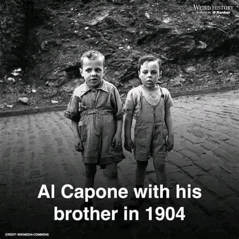 1920's in Pictures | 1904 Baby Al Capone with one of his brothers. From...