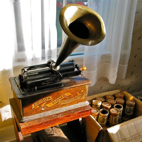 yard.sale • edison.home.phonograph | AND 55 cylinders - 3 em… | Flickr