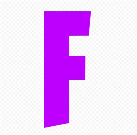 HD Purple Fortnite Logo Silhouette PNG | Citypng