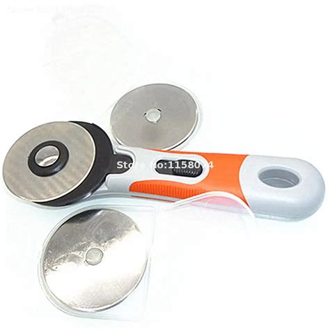 20pc 60mm Rotary Cutter Blades Spare Blade Quilting Crafts Cutting Blade Sewing Fabric Cutting W ...