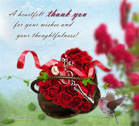 Heartfelt Thank You. Free Birthday Thank You eCards, Greeting Cards ...