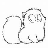 Cute Anime Kitten Coloring Pages  Sweet kitten Original Graphite sketch template