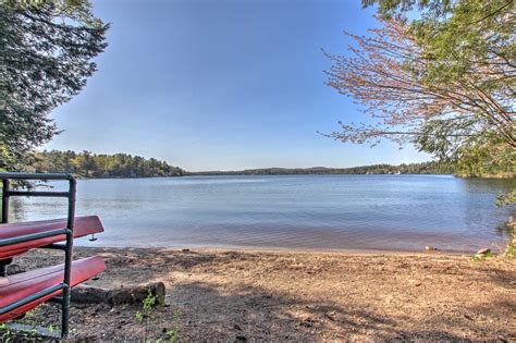 NEW! Cozy Northwood Lake Cabin on Secluded Beach! UPDATED 2021 ...