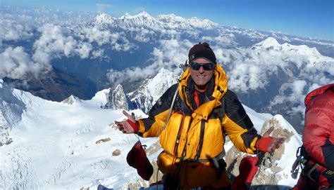 Mt. Manaslu, the eight highest peak of the world which is elevated at the height of 8,163 meter ...