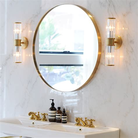 Brass Bathroom Mirrors