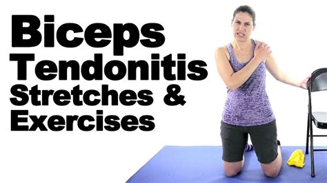 Biceps Tendonitis Stretches & Exercises - Ask Doctor Jo | Bicep ...