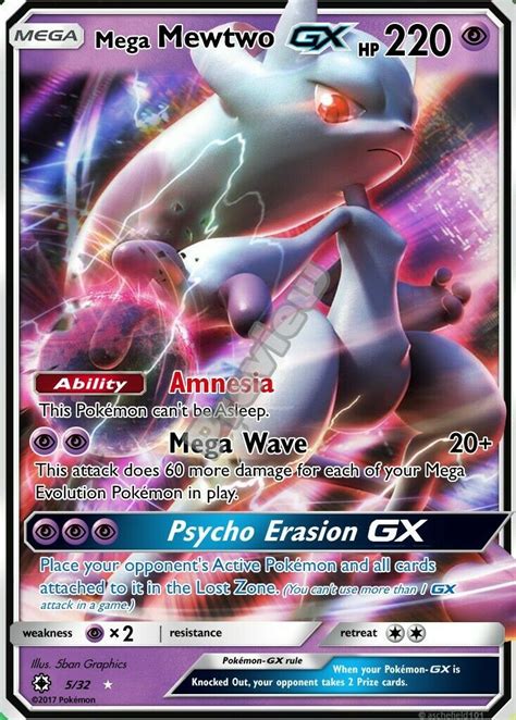 Mewtwo Mega Evolution Card Printable Cards | The Best Porn Website