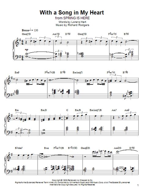 With A Song In My Heart Sheet Music | Kenny Werner | Piano Transcription