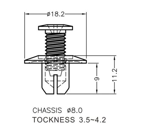 8.0mm Snap Rivets | KLS Connector