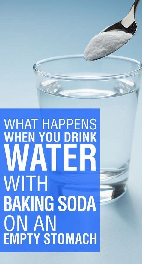 What Happens When You Drink Water with Baking Soda on an Empty Stomach ...