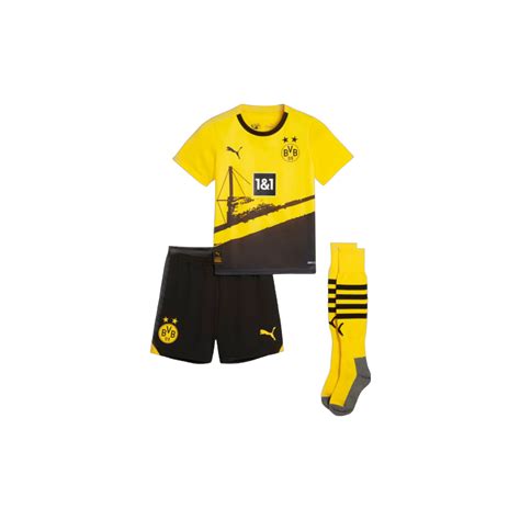 Borussia Dortmund 2023-24 kids kit - SOCCALORD