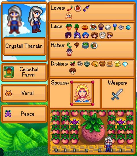 Stardew Valley Profile Template