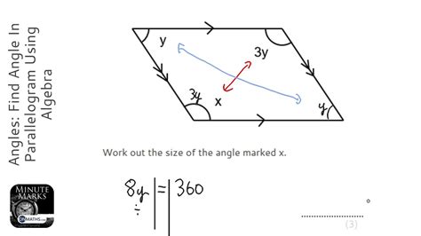 Find Angles Of Parallelogram Calculator