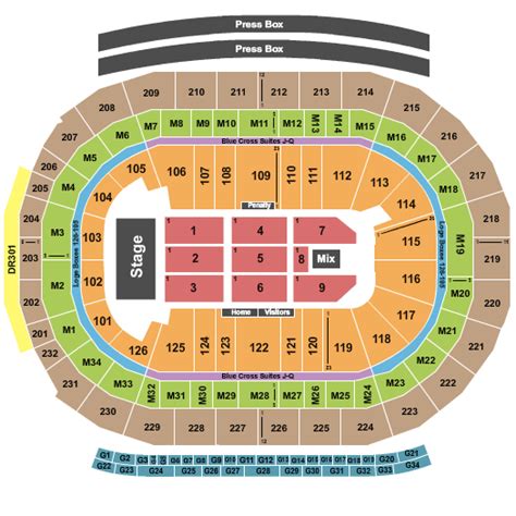 Little Caesars Arena Seating Chart & Maps - Detroit