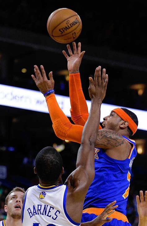 Carmelo Anthony returns as Knicks are crushed by Warriors (national sports report and TV ...