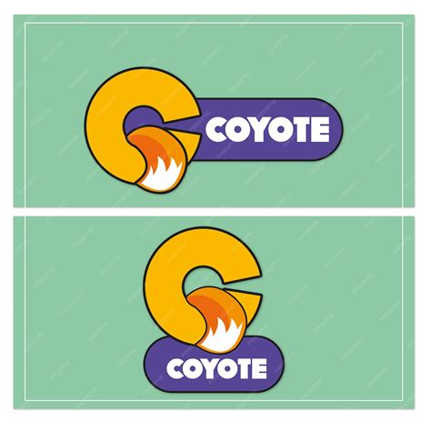 Premium Vector | Logo coyote