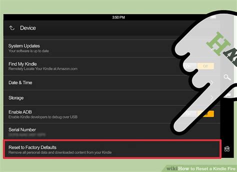 How to Reset a Kindle Fire: 14 Steps (with Pictures) - wikiHow
