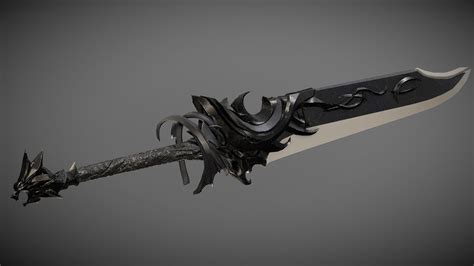 Fantasy two handed sword - 3D model by Lycoris (@nickxa000) [0761681 ...