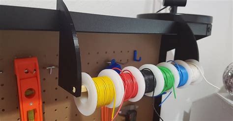 Hanging Wire Spool Rack by prodestrian | Download free STL model | Printables.com