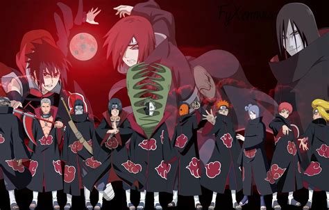 Wallpaper the bandits, Shippuuden, Naruto, Akatsuki images for desktop, section сёнэн - download