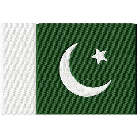 Pakistan Flag Embroidery Design