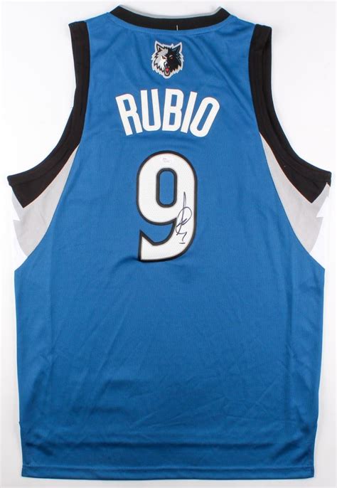 Ricky Rubio Signed Timberwolves Jersey (JSA COA)