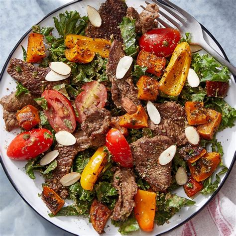 Recipe: Italian-Style Beef Salad with Roasted Vegetables & Creamy ...