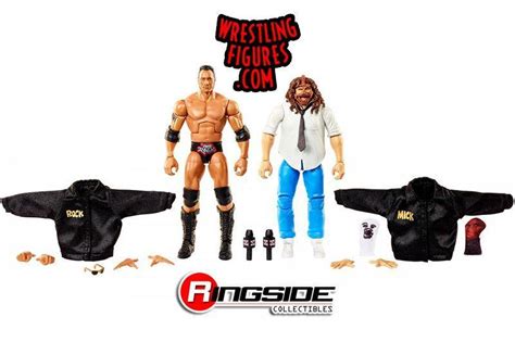 MATTEL WWE MANKIND & THE ROCK ELITE 2-PACK NEW PROTO IMAGES ...