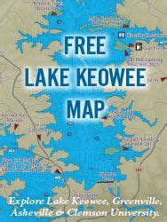 Map Of Lake Keowee - Zip Code Map