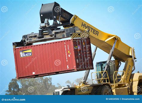 Shipping Container Crane editorial photo. Image of shipping - 64654506