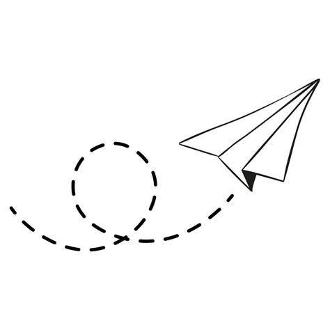 Airplane Paper plane - dotted line png download - 1000*1000 - Free ...