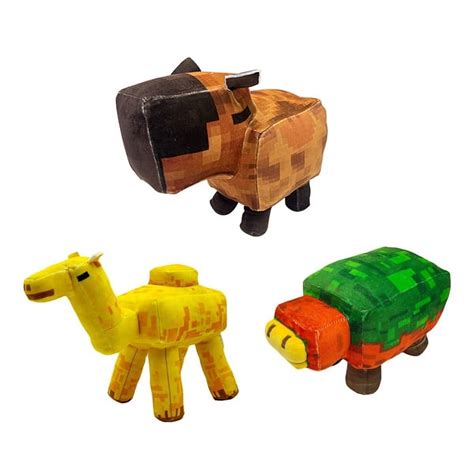 YORTOOB Animal Plushies: Minecraft Capybara, Camel, Turtle, Sniffer Bull Soft Stuffed Dolls ...