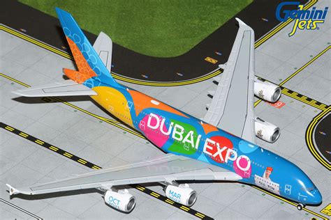 Gemini Jets Emirates A380 A6-EEW “Dubai Expo”/”Be Part Of The Magic” GJUAE2134 1:400