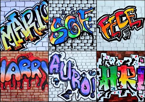 Name In Graffiti Style Sixth Grade Art Ideas Schriftzug Erstellen | Graffiti art letters ...