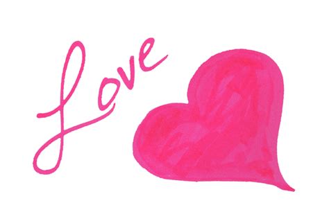 Love Heart Pink - ClipArt Best