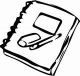 Notebook Coloring Page Pages sketch template