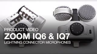 Zoom IQ7 Stereo Mic for iOS Devices - Andertons Music Co.