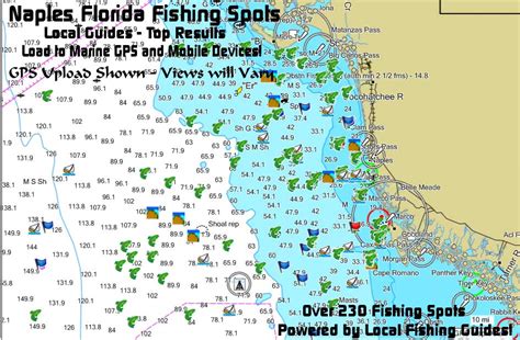 Naples Florida Fishing Map and GPS Fishing Spots (Collier County, FL)