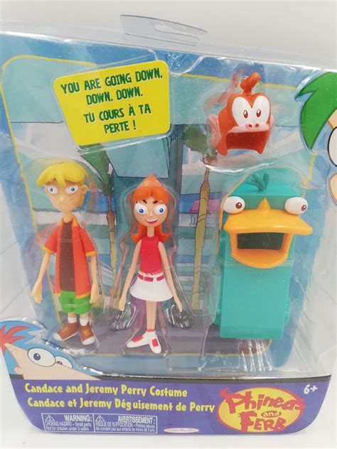Disney Phineas & Ferb: Candace & Jeremy Perry Costume Play set - 2011 RARE | eBay
