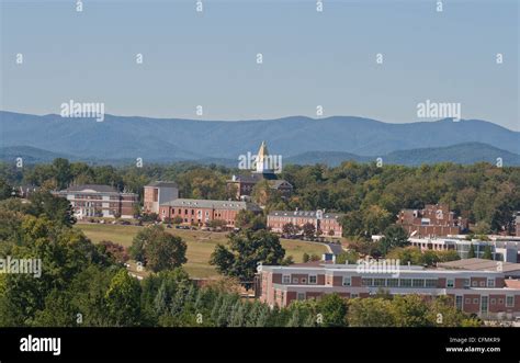 North Georgia College and State University campus from Crown Mountain Stock Photo, Royalty Free ...