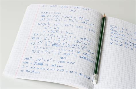 Maths exercise-book stock photo. Image of mathematics - 31246716