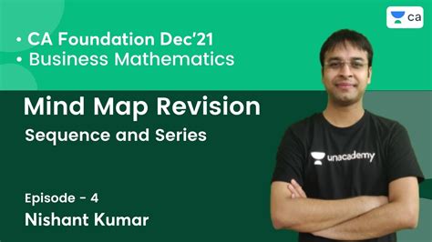 E4: Mind Map Revision | Sequence and Series | CA Foundation | Nishant Kumar - YouTube